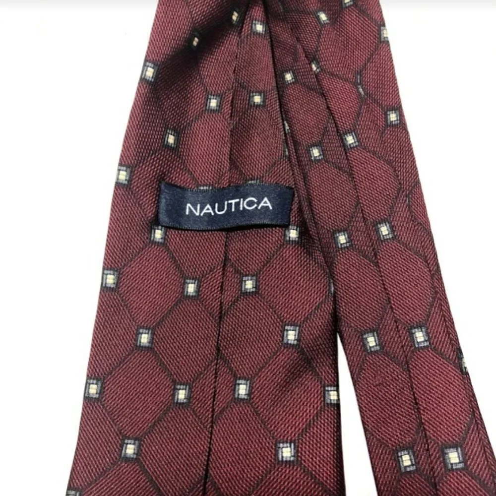 Nautica 100% Imported Silk Neck Tie Classic Design